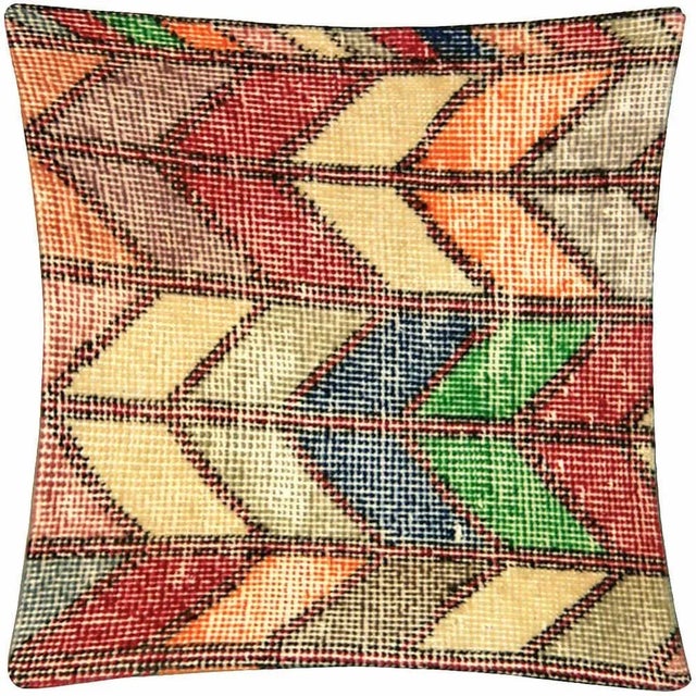 Mid-Century Modern 1960s Turkish Mid-Century Modern Pillow For Sale - Image 3 of 3