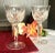 Mid 20th Century Bohemia Wine Glasses 24% Lead Crystal -Set of 6 For Sale - Image 5 of 9