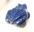 Miniature Well-Carved Frog of Lapiz Lazuli Stone - Frankie the Frog! For Sale - Image 13 of 17