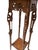 Wood Art Nouveau Pedestal Plant Stand in Hand-Carved Beech & Marble, 1900s For Sale - Image 7 of 10
