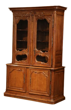 18th Century French Louis XIV Oak Buffet Deux Corps From Normandy