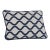 Kravet "Blue Wave" Embroidered Down Filled Pillow For Sale