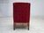 Vintage Danish Oak Armchair with Velour Upholstery, 1950s For Sale - Image 6 of 17