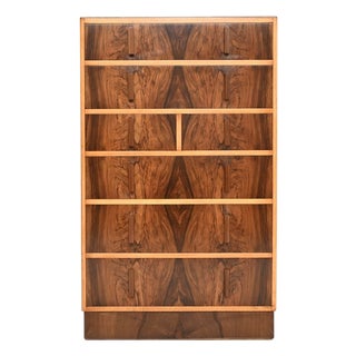 Art Deco Figured Walnut Chest of Drawers, 1930s For Sale