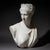 Large Grand Tour marble bust of the goddess Diana, after the ancient Roman original from the 1st/2nd century AD, today...