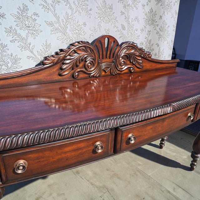 2000 - 2009 Pair of Tommy Bahama Home by Lexington Console Tables For Sale - Image 5 of 10