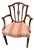 Nice Hepplewhite Style Mahogany Armchair For Sale
