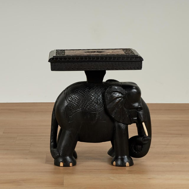 Pair of Antique Anglo Indian Stands or Tables With Elephants For Sale - Image 14 of 18