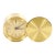 Mid 20th Century Tiffany & Co. Gilt Bronze Round Shape Desk Clock For Sale