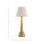 Currey & Company Currey & Company Saunter Brass Cordless Table Lamp For Sale - Image 4 of 7