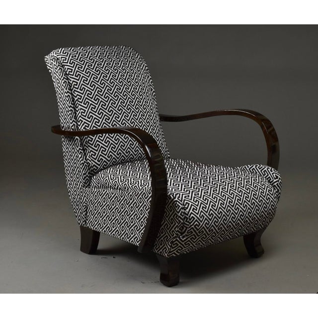 Polish Art Deco Armchair, 1930s-1940s For Sale - Image 3 of 13
