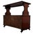An elegant 19th-century English cupboard, finely crafted from mahogany and distinguished by its raised upper shelf,...