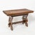 Wood Antique Tuscan Trestle Side Table For Sale - Image 7 of 11