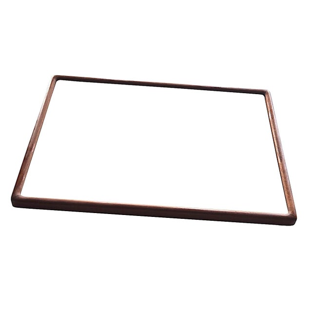 Mid-Century Modern 1970s Danish Teak Wood Art Frame For Sale - Image 3 of 9