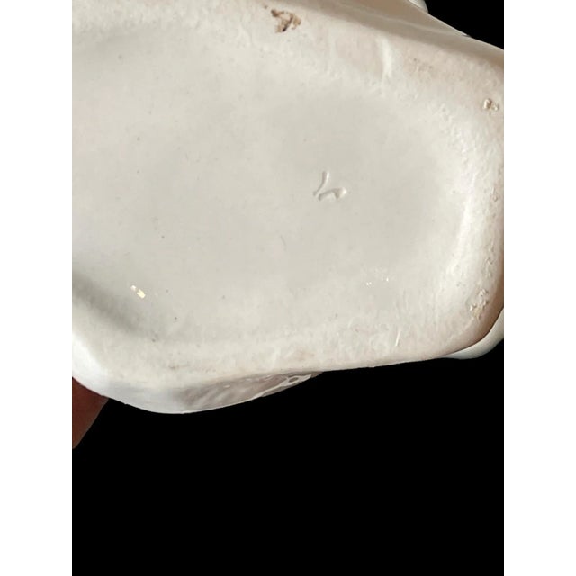 Glazed Porcelain Camel Open Back Vessels - a Pair For Sale - Image 12 of 13