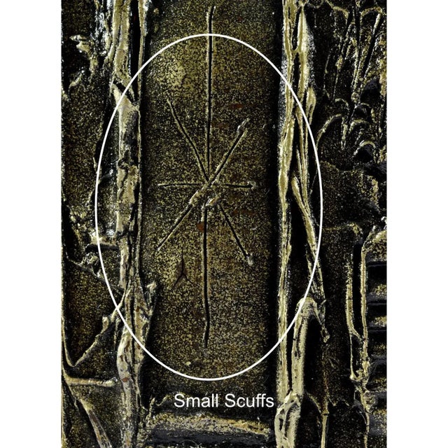 Adrian Pearsall for Craft Associates Glass Top Brutalist Dining Table or Desk For Sale - Image 12 of 14