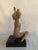 Ceramic 2001 Terracotta Sculpture On Wood Base Of A Ballerina Dancer Stamped AMR For Sale - Image 7 of 12