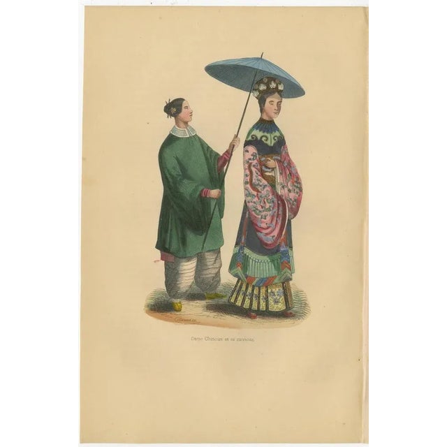 Paper Wahlen, Chinese Cultural Figures: Dress and Traditions, 1844, Print For Sale - Image 7 of 8