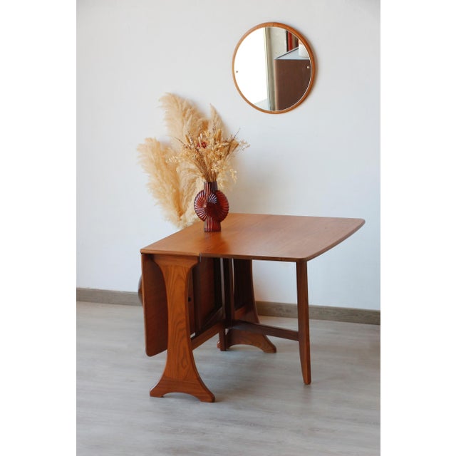 Wood Scandinavian Teak Folding Table from G-Plan, 1960s For Sale - Image 7 of 18