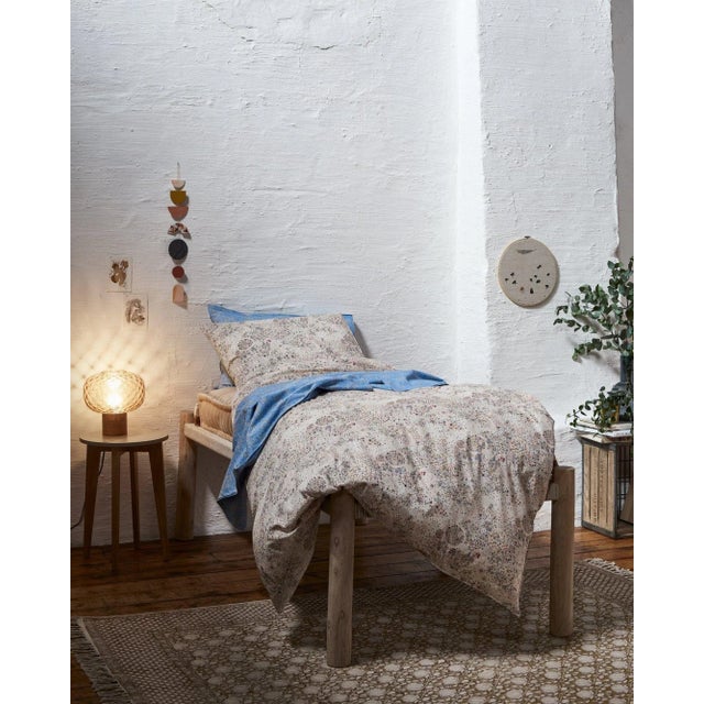 Pillowcase Made With Liberty Fabric Adelajda Mustard For Sale - Image 4 of 6