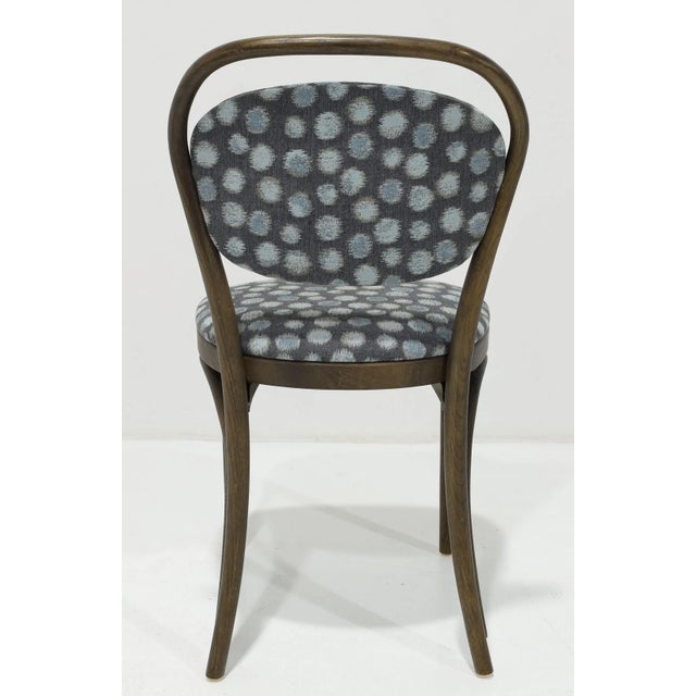 Thonet Dining Chairs, Set of Ten, Perennials Performance Fabric, 1980s For Sale - Image 9 of 12