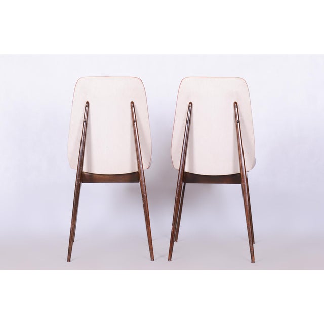 Art Deco Dining Chairs attributed to Jules Leleu, France, 1940s, Set of 6 For Sale - Image 6 of 11