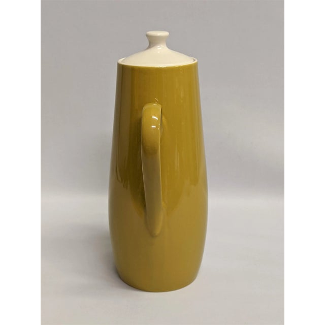 Dansk Vintage Mustard Coffee or Tea Server For Sale - Image 4 of 11