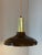 Danish Hanging Lamp with Brown Brass For Sale - Image 6 of 11
