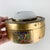 Vintage Hand Painted Floral Chinese Brass Enamel Porcelain Powder Trinket Box For Sale In Baltimore - Image 6 of 12