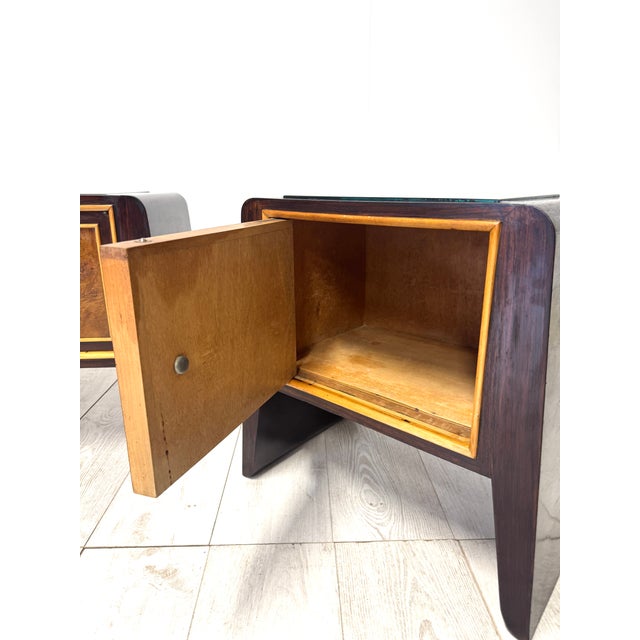 Bedside Tables in the style of to Paolo Buffa, 1950s, Set of 2 For Sale - Image 14 of 16