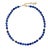 Beaded Lapis Lazuli Princess Necklace For Sale