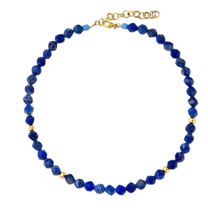 Beaded Lapis Lazuli Princess Necklace