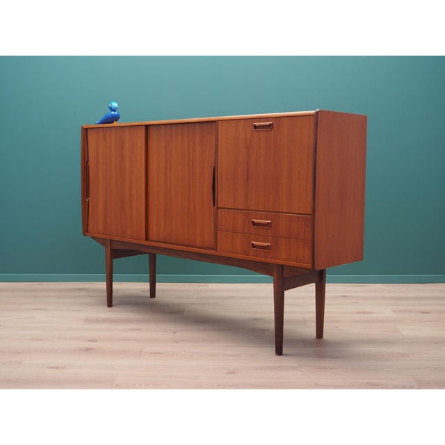 1960s Danish Teak Highboard, 1960s For Sale - Image 5 of 15