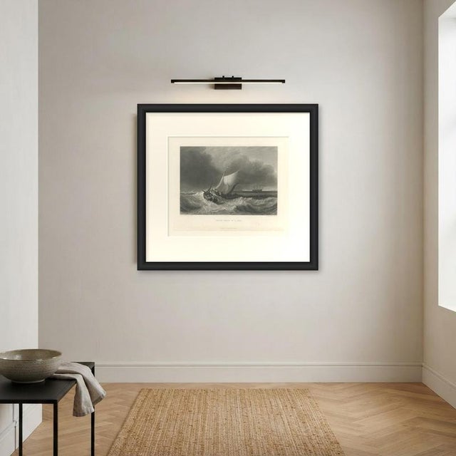 Paper After J.M.W. Turner, Dutch Boats in a Gale, 1880, Engraving For Sale - Image 7 of 9