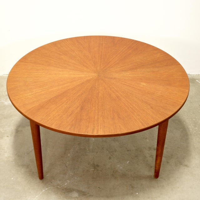Dimensions: 43 1/8" Diameter x 20 1/2" H Origin: Denmark Designer: Unknown Manufacturer: Unknown Year: ca 1960s Materials:...