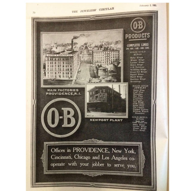 The El Monte: Antique White Gold Orange Blossom Wedding Band For Sale - Image 9 of 9