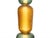 Metal Murano Glass Style Totem Floor Lamp, Chrome For Sale - Image 7 of 8
