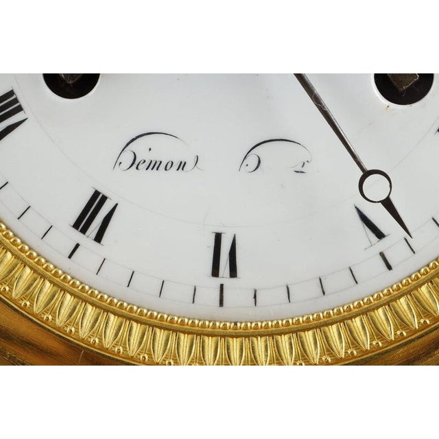 Early 19th Century Empire Astronomy Lesson Clock, 1800s For Sale - Image 10 of 18