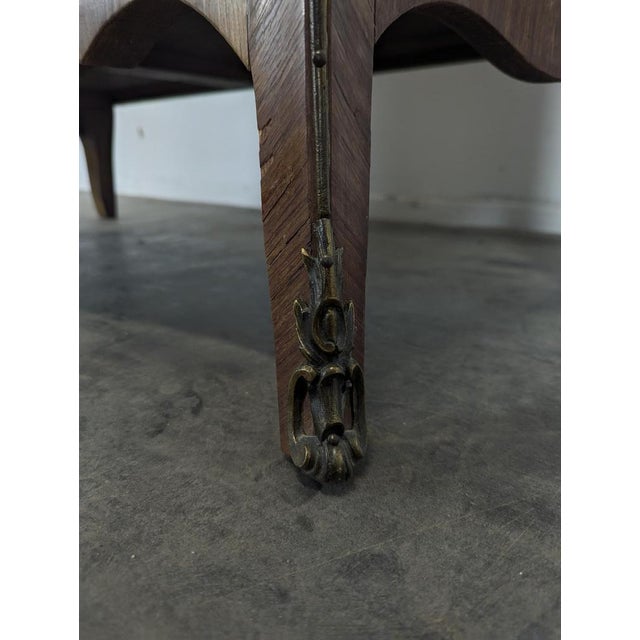 Brown Louis XV Style Marquetry Sideboard For Sale - Image 8 of 10