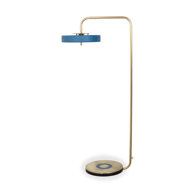 Revolve Floor Lamp Gold from Bert Frank For Sale - Image 17 of 18
