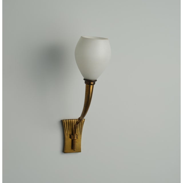 Mid-Century Modern Italian Wall Lamp from Fontana Arte, 1950s For Sale - Image 3 of 7