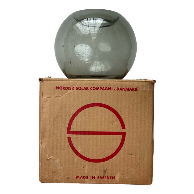 Mid-Century Modern Danish Spare Glass Pendant Lamp from Nordisk Solar, 1960s For Sale