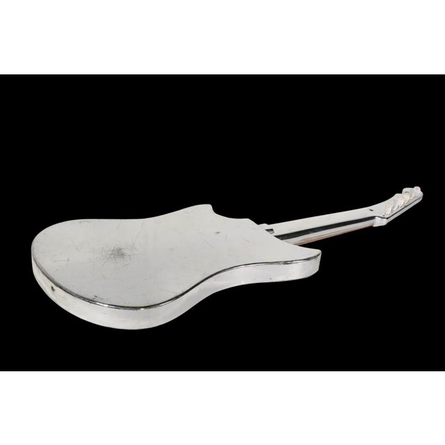 Late 20th Century Vintage Plastic Electric Guitar Wall Hanging Model For Sale - Image 5 of 11