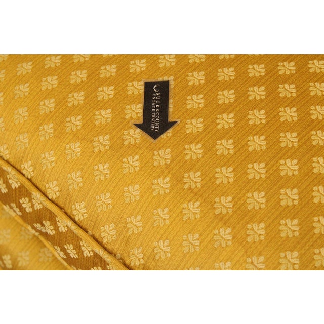 Chippendale Style Custom Quality Mahogany Wingback Chair For Sale - Image 11 of 12