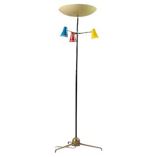 Adjustable Tripod Floor Lamp from Stilnovo, 1950s For Sale