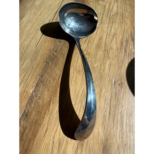 Mid 20th Century Gerity Silver-Plate Gravy Spoon-Ladle For Sale - Image 4 of 6