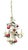 1960s Vintage Italian-Style Tole Fruit & Leaf Three-Light Chandelier For Sale - Image 5 of 6