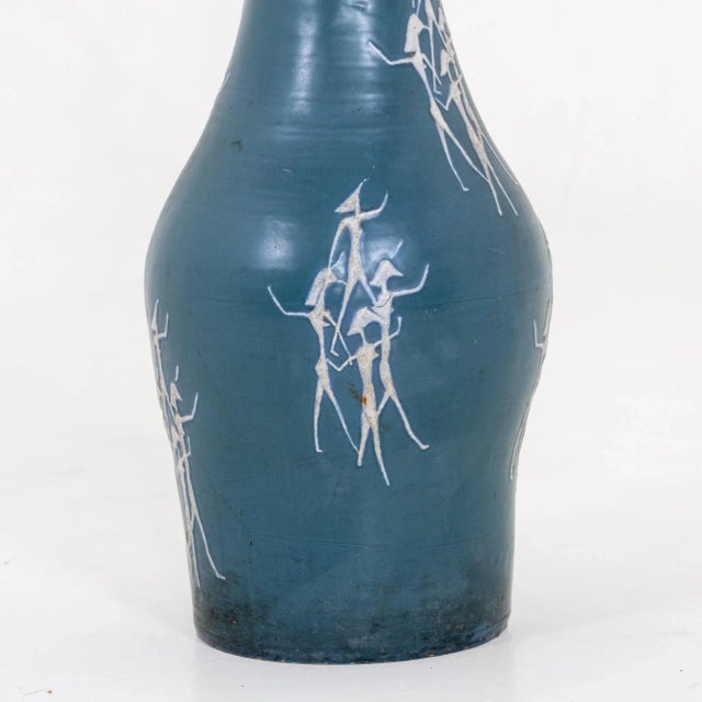 Mid-Century Italian Ceramic Vase For Sale - Image 6 of 8