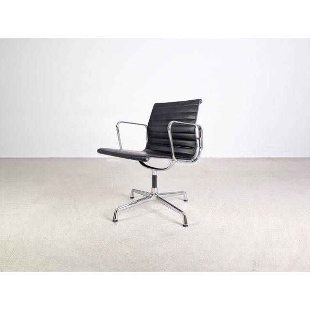 EA 108 Chair in Leather by Charles & Ray Eames for Vitra For Sale - Image 6 of 13