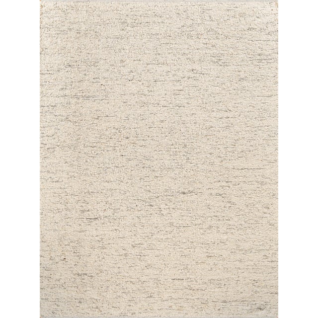 Textile Exquisite Rugs Tocayo Handmade New Zealand Wool Gray Rug-12'X15' For Sale - Image 7 of 7